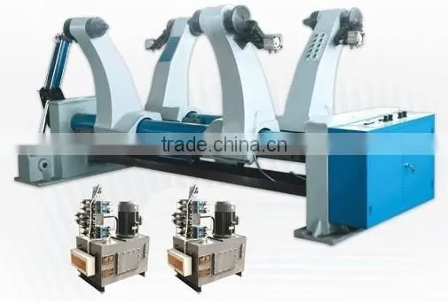 DongGuang XinHua Packing Machinery-Knight Whole Hydraulic Mill Roll Stand for Cardboard Making Line photo-3