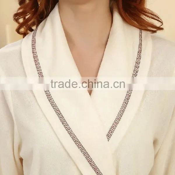 Luxury Terry Girl Bath Robe Customized 100% Cotton Towel for Hotel photo-2