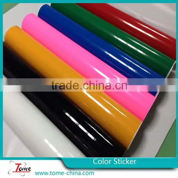 PVC Self Adhesive Color Vinyl Plotter Cutting for Advertising Application photo-4