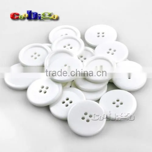 38mm(60L)Dia. Fashion Resin Round Button With Four Hole Sewing Craft DIY Accessories For Bag Garment #FLN002A-38 photo-3