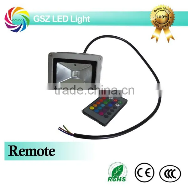 IP65 10W Aluminum Housing Christmas Outdoor Led Rgb Flood Lighting
