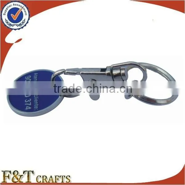 Custom Available Colorfulmetal Trolley Coin Keychain Holder photo-3