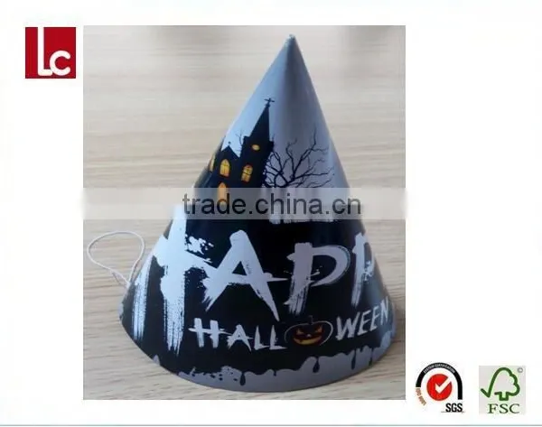 Promotional Customized Paper Party Hat for Halloween Party