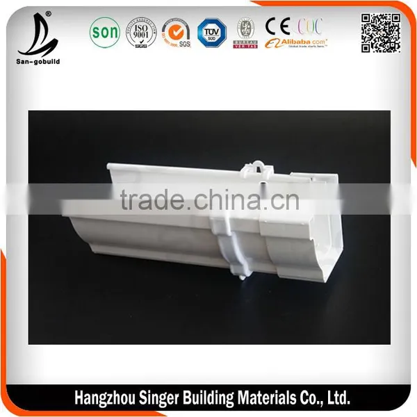 Prefab House Villas Decorate Colorful Pvc Rain Gutter photo-5