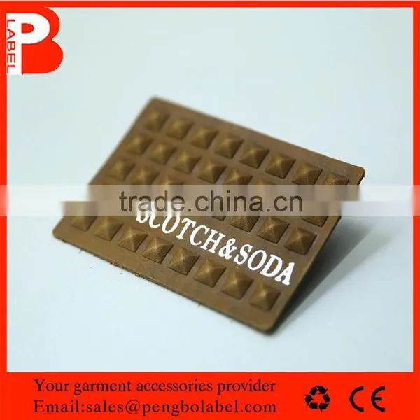 Professional Custom Leather Patch Labels for Jeans photo-2
