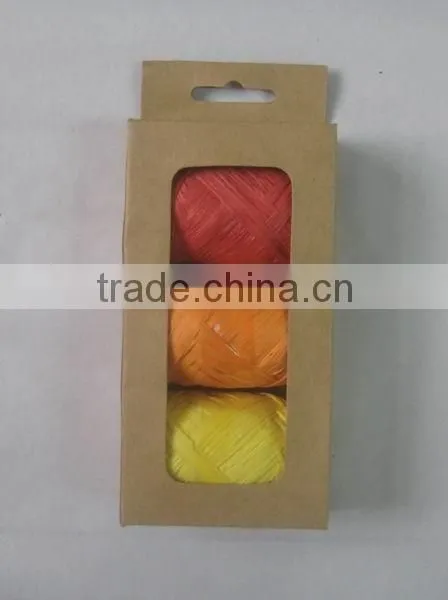 Red White Twisted Paper Twine photo-6