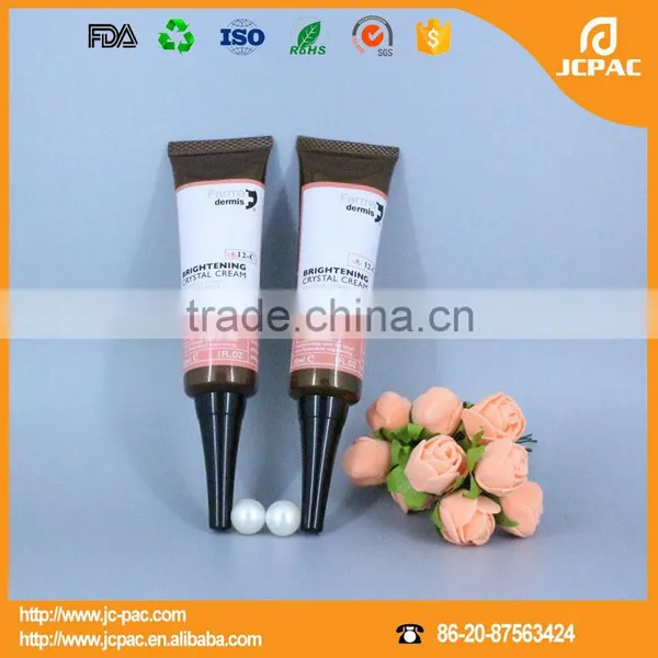 25mm Plastic Skin Care Tube With Long Nozzle Tip