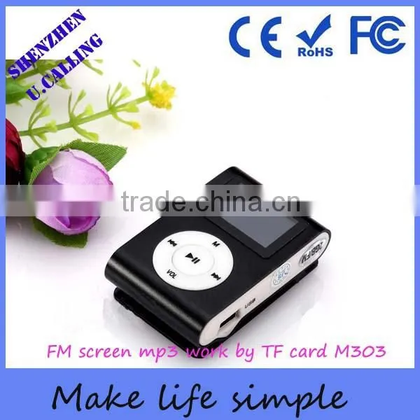 China Factory Cheap 1.1inch TFT Screen Metal Clip FM Mp3 Player With Mirco SD Card Slots photo-5