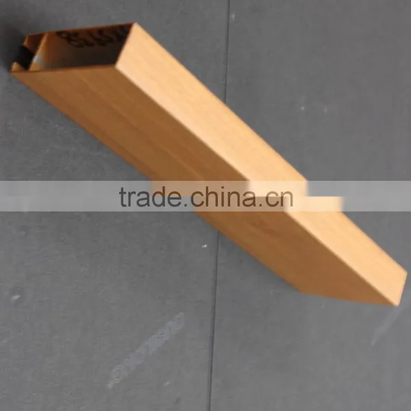 Suitable For Industrial And Civil Buildings Suspended Metal Ceiling Panel Wood Grain Aluminum Square Tube Screen Ceiling photo-5