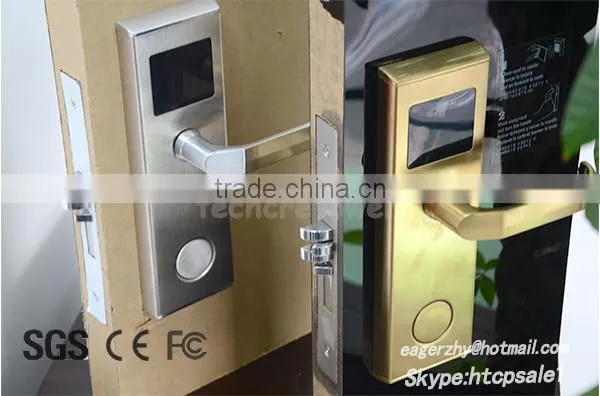 Stainless Steel ANSI Mortise Smart Card Electronic Lock photo-6