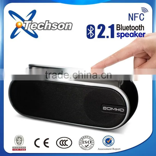 Shenzhen Factory SOMHO/OEM Portable Bluetooth Speaker With Touch Button photo-6