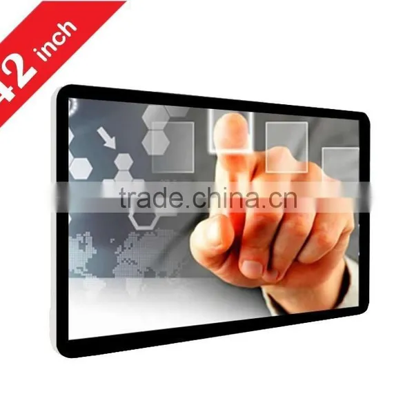 42inch Touch Screen Windows os HD Wall Mount All in One pc tv Holographic Touch Screen