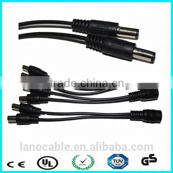 0.5M Black 22awg 5.52.5mm y Splitter dc Cable photo-2