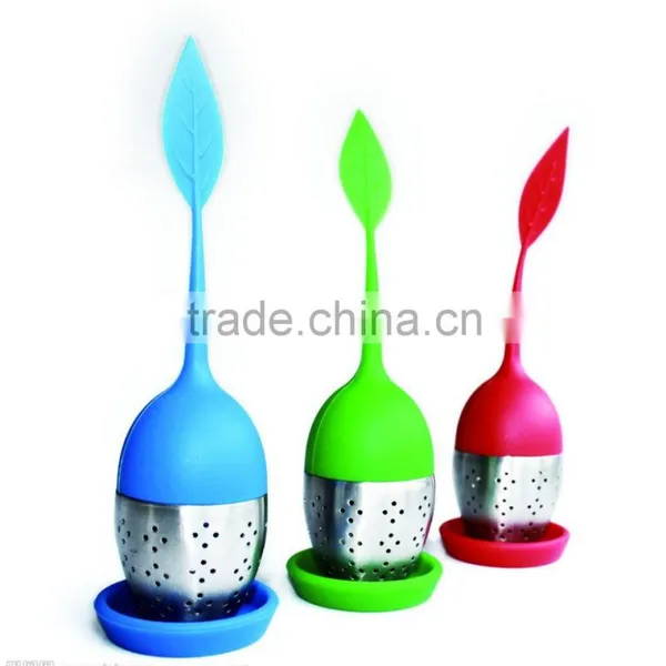 Food Grade Stainless Steel Silicone Tea-strainer photo-5