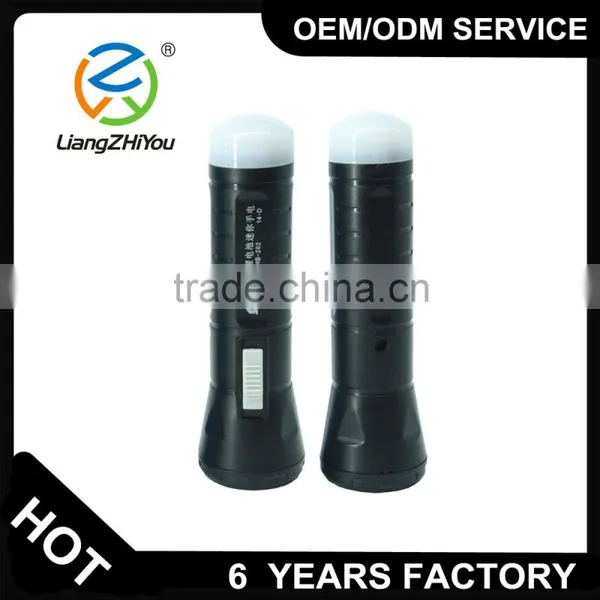 Rechargeable Mini Torch Light ABS Camping Led Flashlight With Tail Light photo-6