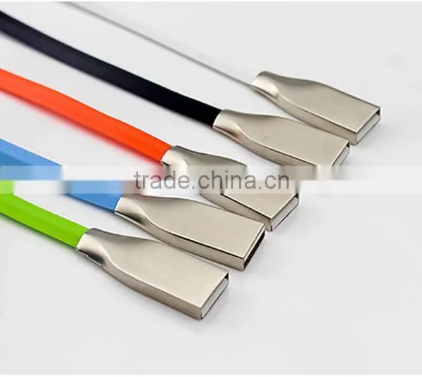 Fast Charge 2.0 Current Usb Data Sync Cable Charger Cable Metal Head Data Charging Cable photo-2