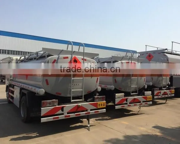 2 Axles Mini Petrol Tanker for Sale 8cbm Diesel Type Fuel Tank Truck Dongfeng Used Oil Trucks photo-3