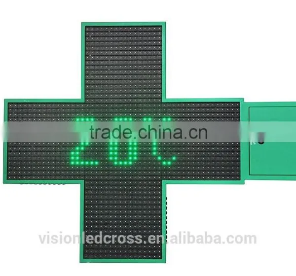 Outdoor LED Pharmacy Green Cross Display Sign photo-4