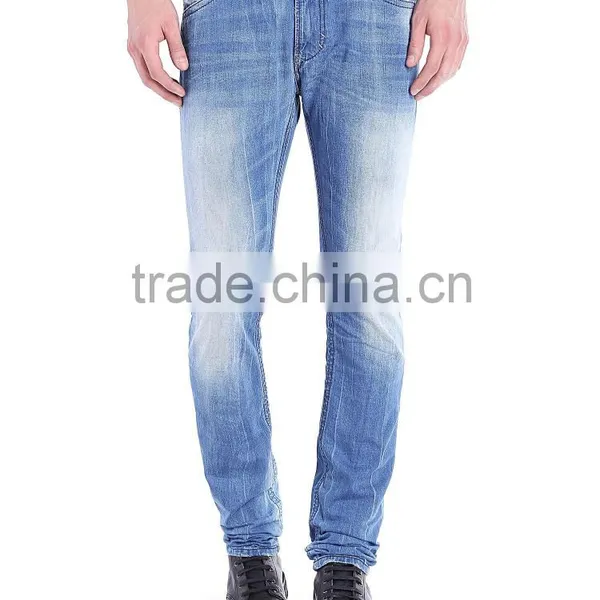2015 New Style Cheap Skinny Denim Jeans for Man With Selvedge Fabric photo-3