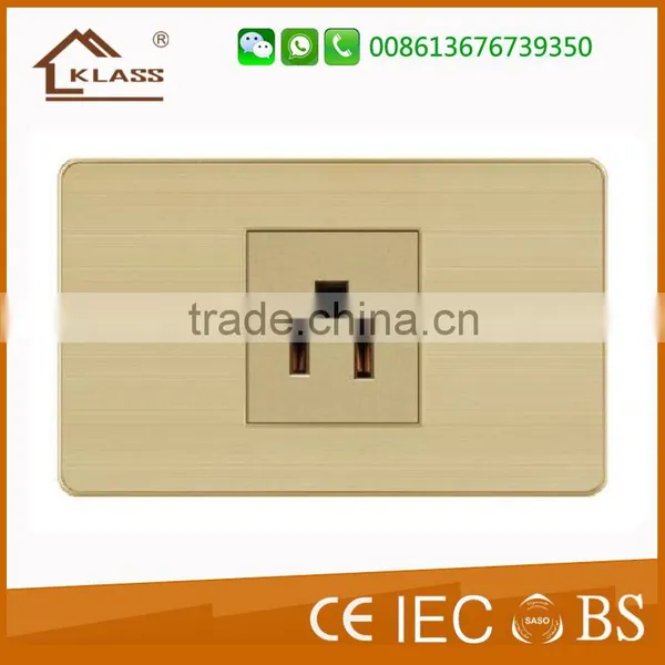 Alumiunm Material 2pin Multifunction Sockets, Universal Sockets for Gabon Market photo-4