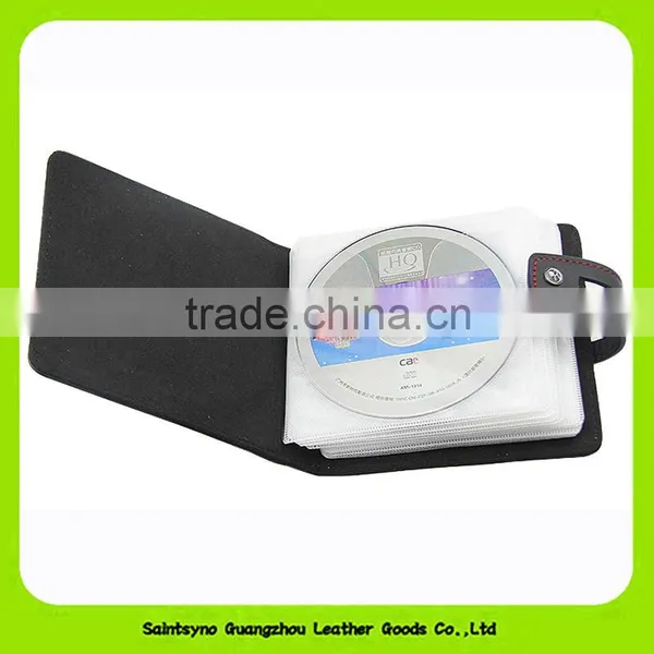 1504 Classic High Quality Wholesale Promotional Gift pu Leather cd Bag/cd Holder/cd Case photo-2