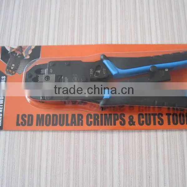 LT-2008R Assembly Tools Type Pliers Network Cable Crimping Tool Crimper for RJ11 RJ12 RJ45 Connector 4P4C&4P2C 6P6C 8P8C photo-4