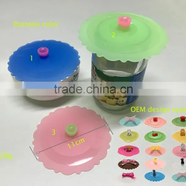 Lately Hot Sell High Quality Silicone Cup Lid photo-4