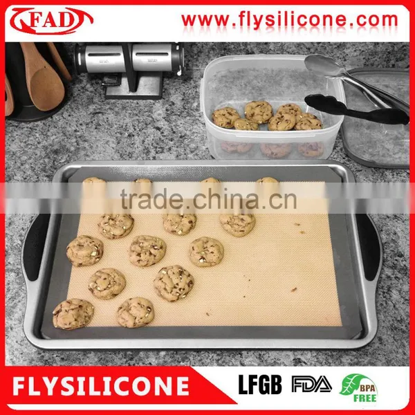 Square Round Shape Multifunctional Food Grade Silicone Fiberglass Baking Mat