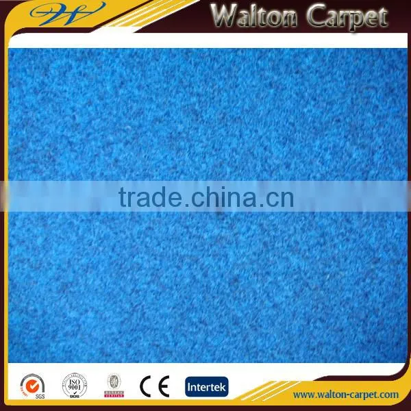 Blue Velour Wall to Wall Polyester Nonwoven Needle Punched Floor Carpet