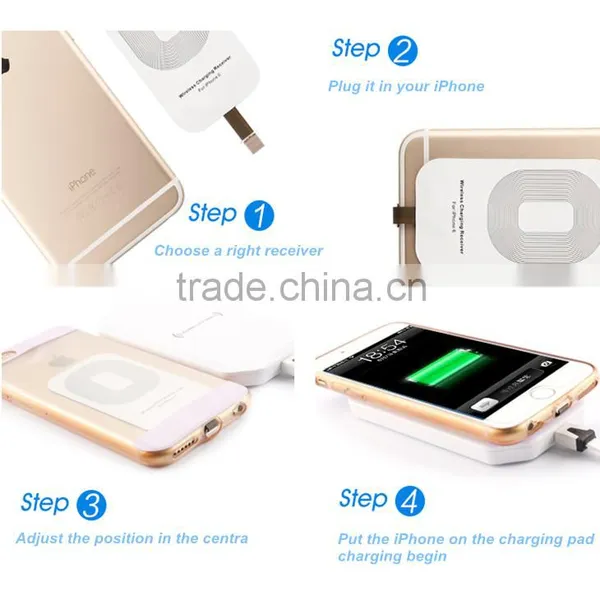 QI Wireless Charger Receiver for Iphone 5 5s 6, Android Phones photo-4