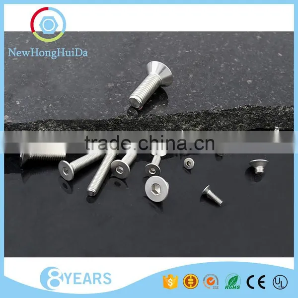 Wholesale 304 Stainless Steel Hex Socket Countersunk Head Machine Screw photo-2