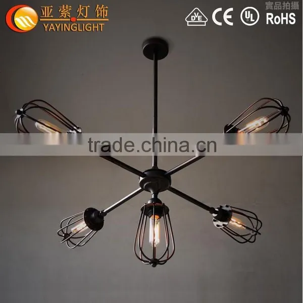 Vintage Industrial Furniture,wood Pendant Light,diy Chandelier