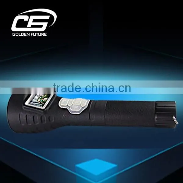 Security Multi-function Rechargeable Dvr Police Flashlight With Digital Screen photo-3