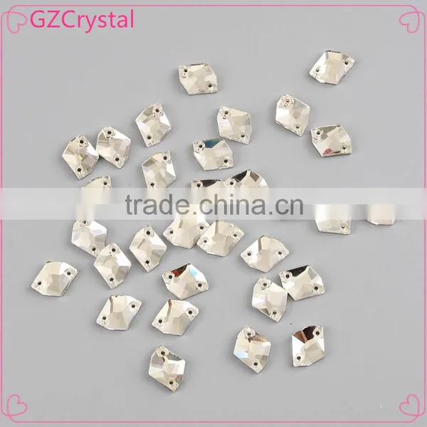 13*17mm Pujiang Flat Back Cosmic Sew on Rhinestone