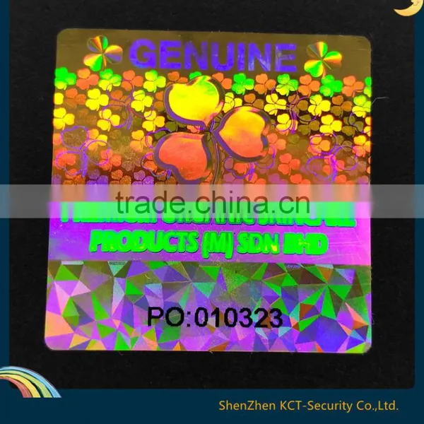 Anti-Counterfeit,Durable,Holographic Feature and PET, Material 3d Security Custom Hologram Stickers photo-2