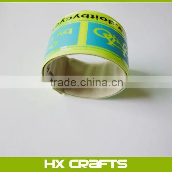 Reflective Wrist Arm Bands Slap Wraps Running Walking Biking Safety Slap Band