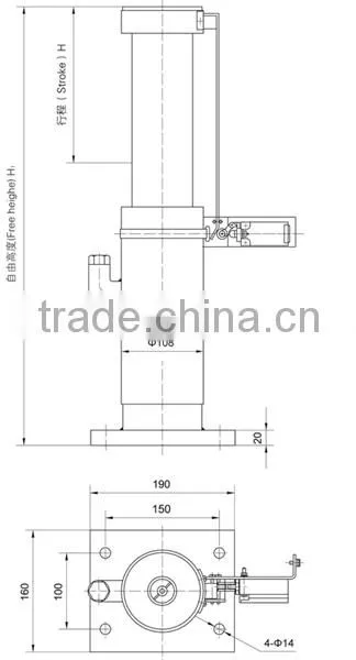 Elevator Oil Buffer YH11, YH13, YH14 photo-3
