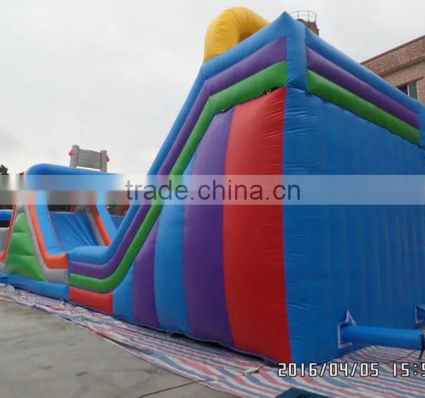 Large Inflatable Bouncer Castle and Slide Combo,huge Inflatable Obstacle Course photo-6