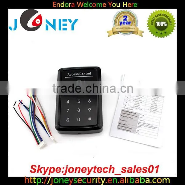 Touch Keypad Single Door Access Control Security Systems With WG26 Backlit Optional photo-3