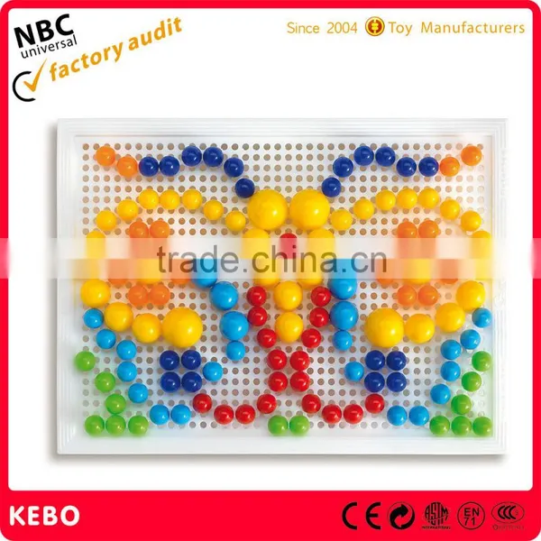 Plastic Edcational Mushroom Nail Toys for Kids photo-3