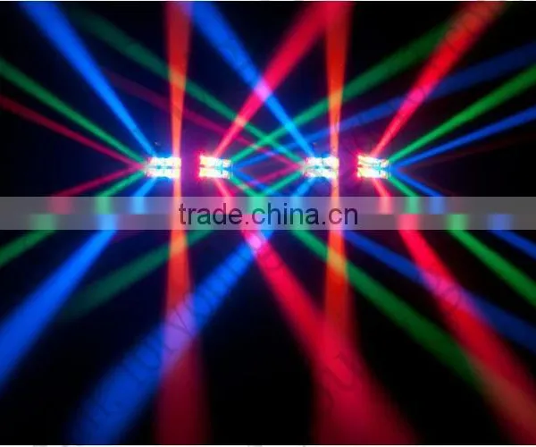 8x3Watt Pro Stage Disco DJ Wedding Party ADJ ON-X 8-Eye Sharpy 8x3W RGBW LED Mini Spider Beam Light photo-6