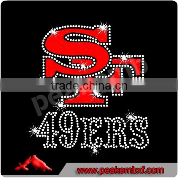 Rockets Rhinestone Transfer Iron on Wholesale for Sports Uniform photo-4