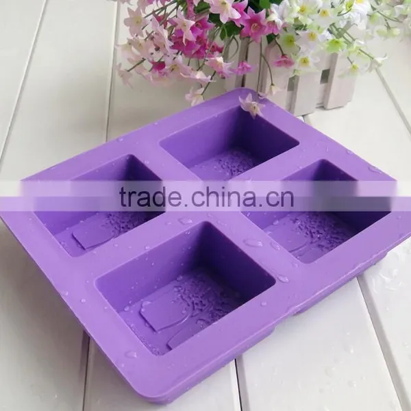 Handmade Silicone Square Soap Mold High Temperature Resistant Silicone Soap Molds photo-3