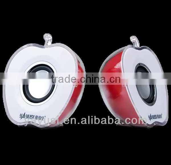 Lovely Apple Model Mini Speaker With Color Flash photo-4