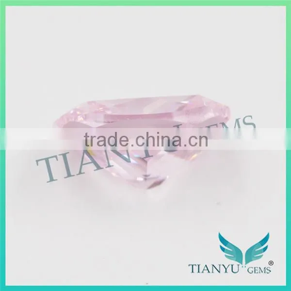 Wholesale Gems Synthetic Heat CZ Stone L-Pink Cushion Cut Loose Cubic Zirconia Price photo-3