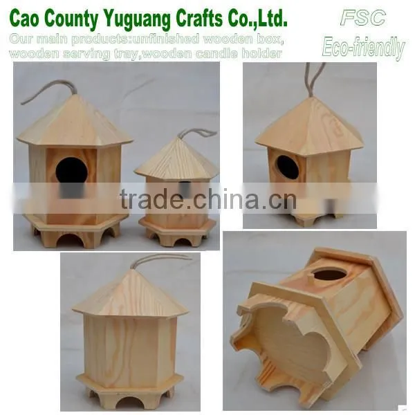 Pine Wooden Bird House,pet Nest,pet Bird House