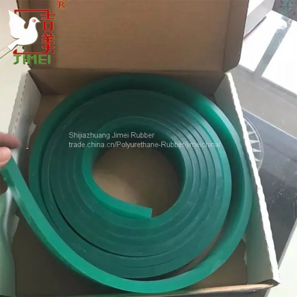 Jimei factory AAtype polyurethane squeegee 4000*50*9mm white 70Shore