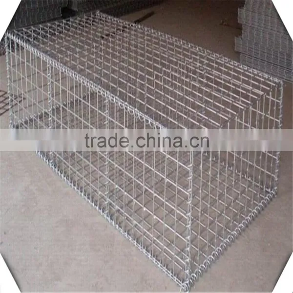 75*75mm 100*100mm Mesh Size Galvanized Stone Gabion Box photo-3