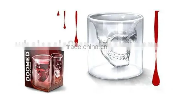 Crystal Skull Glass Cup Large Skull Shot Transparent Glass/beer Mug/Pirate Glass Cup photo-6