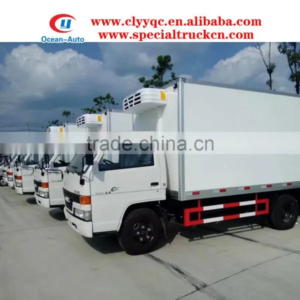 JMC Small Refrigeration Unit 3 TON Refrigerator Freezer Truck for Sale photo-6